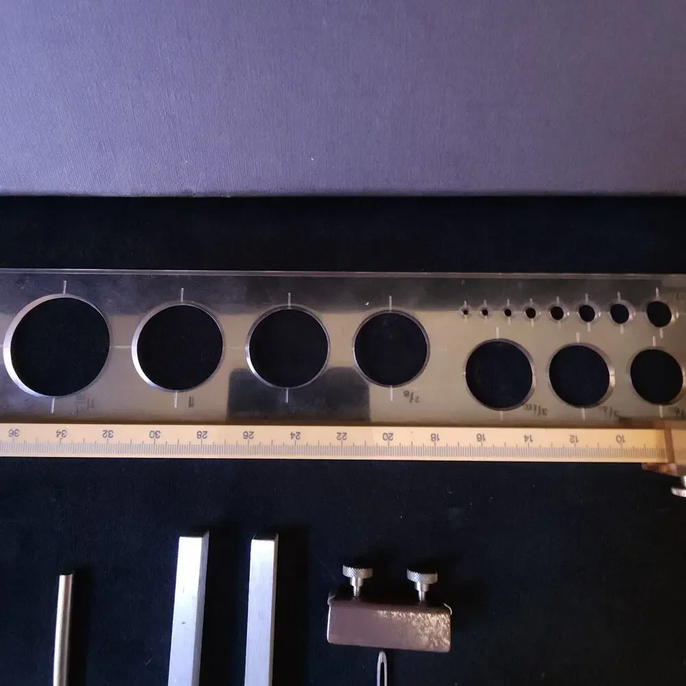 Vintage Tacro Circle Drafting Beam Instrument Tool Set 40